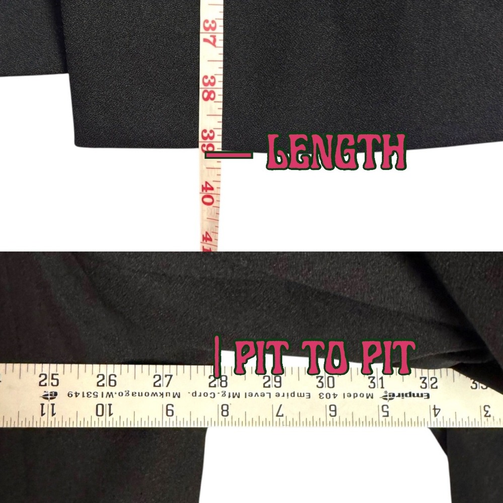 Chad Stevens Blazer 26W Black Cream Contrast Shawl Collar Vintage Tuxedo Style - Picture 6 of 6